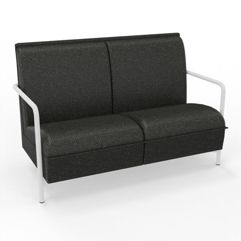 ASSISE LOUNGE 2 PLACES AVEC DOSSIER 4 PIEDS FIXES  T9 ZO
