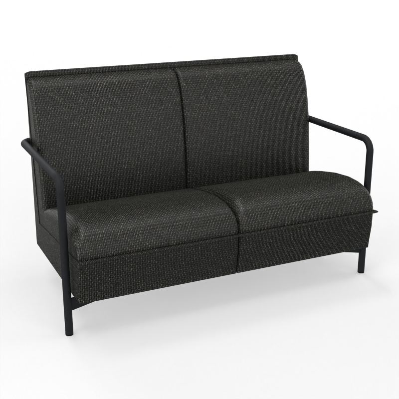 ASSISE LOUNGE 2 PLACES AVEC DOSSIER 4 PIEDS FIXES  T9 ZP