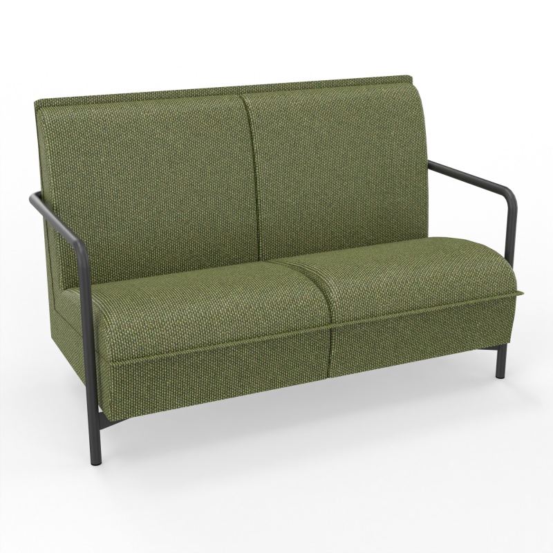 ASSISE LOUNGE 2 PLACES AVEC DOSSIER 4 PIEDS FIXES  TU SC