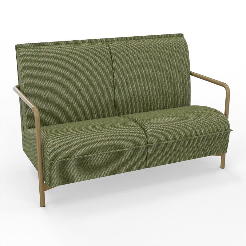 ASSISE LOUNGE 2 PLACES AVEC DOSSIER 4 PIEDS FIXES  TU Z3