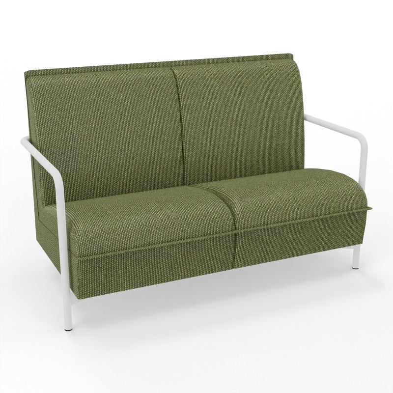 ASSISE LOUNGE 2 PLACES AVEC DOSSIER 4 PIEDS FIXES  TU ZO