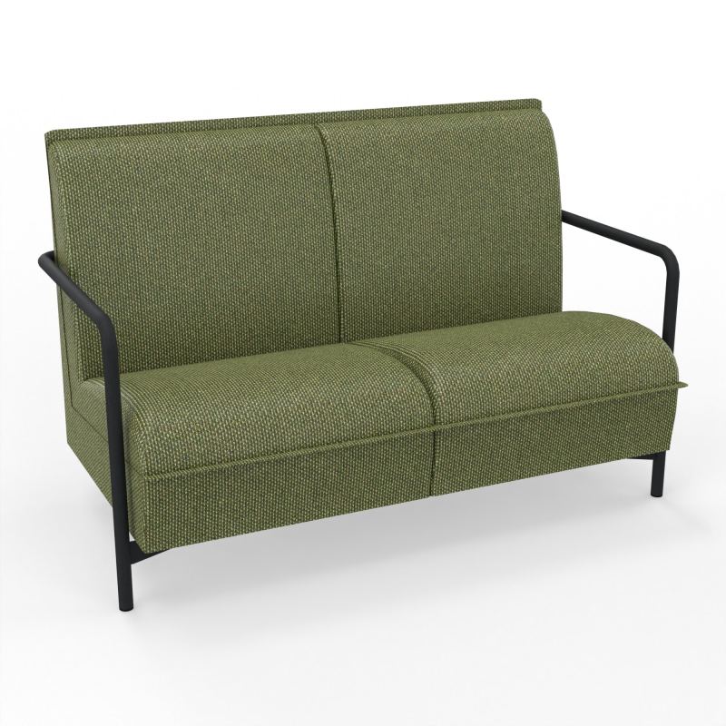 ASSISE LOUNGE 2 PLACES AVEC DOSSIER 4 PIEDS FIXES  TU ZP