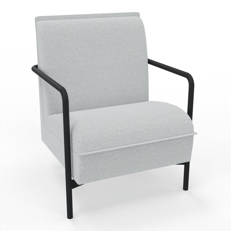 ASSISE RESTAURATION 1 PL AVEC DOSSIER 4 PIEDS FIXES BC ZP
