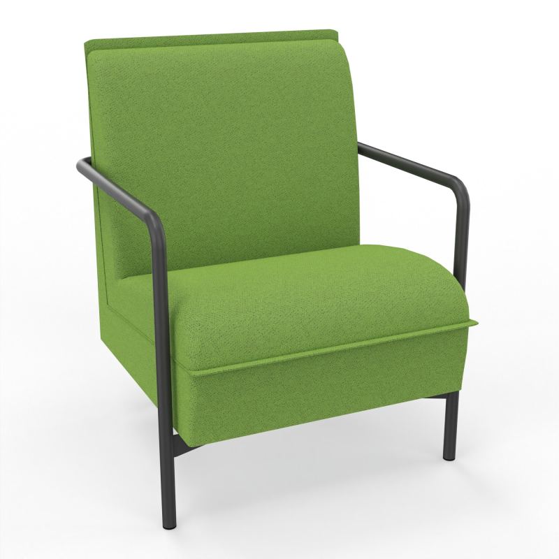 ASSISE RESTAURATION 1 PL AVEC DOSSIER 4 PIEDS FIXES BK SC