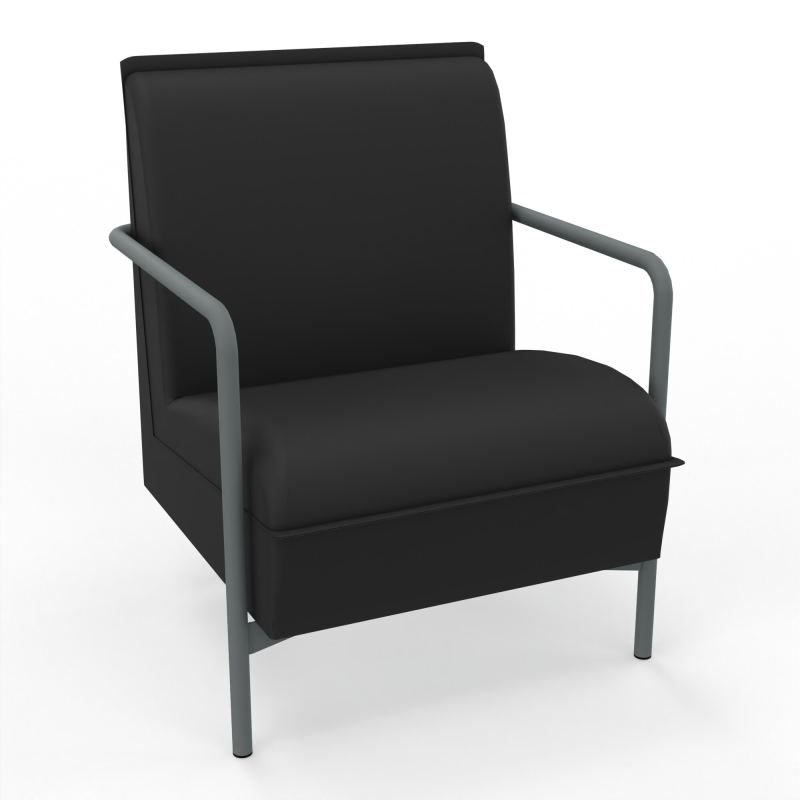 ASSISE RESTAURATION 1 PL AVEC DOSSIER 4 PIEDS FIXES CB SU