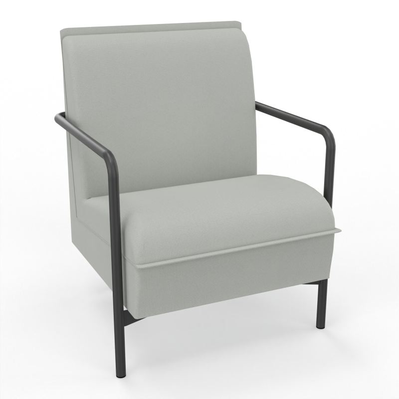 ASSISE RESTAURATION 1 PL AVEC DOSSIER 4 PIEDS FIXES E5 SC