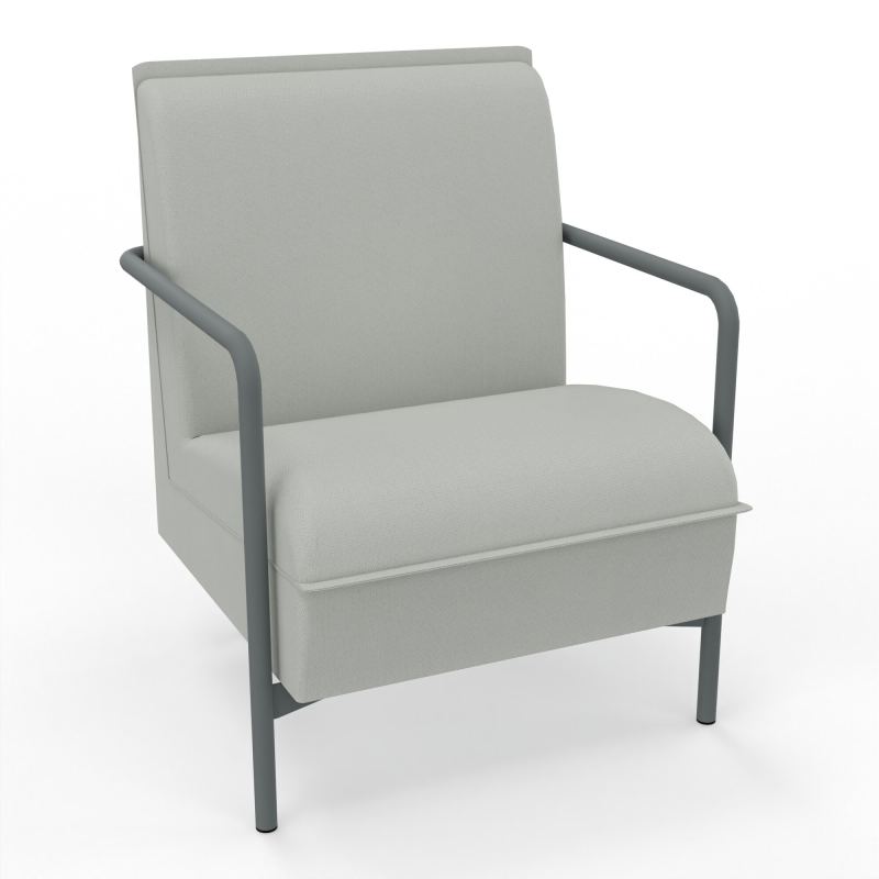 ASSISE RESTAURATION 1 PL AVEC DOSSIER 4 PIEDS FIXES E5 SU