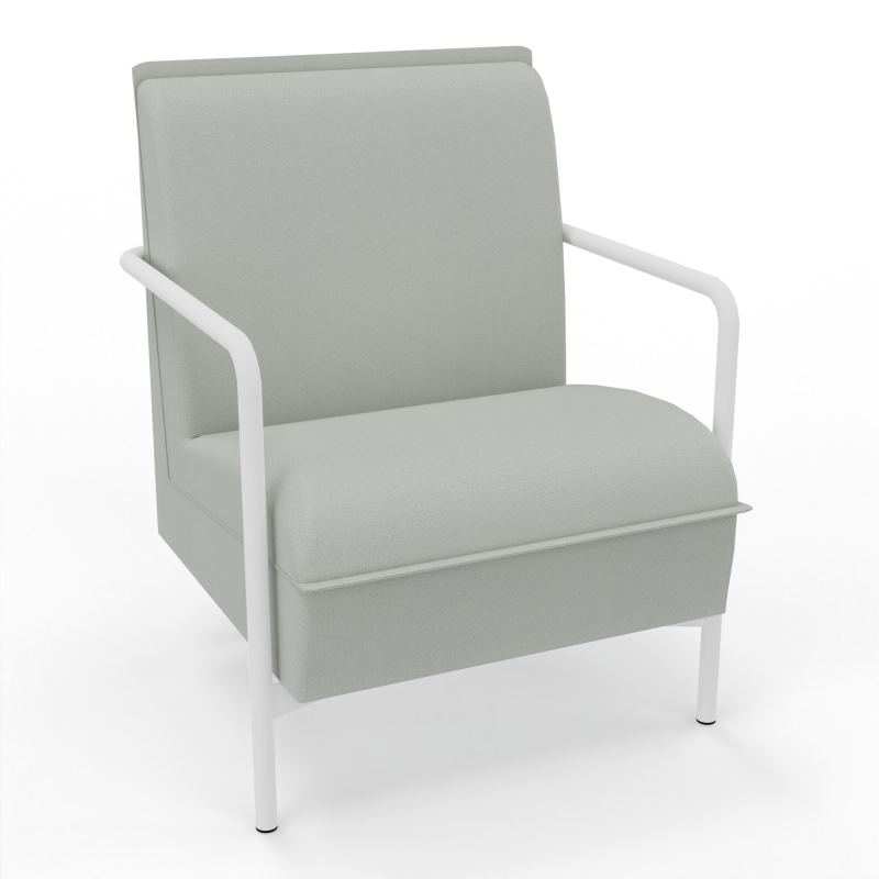 ASSISE RESTAURATION 1 PL AVEC DOSSIER 4 PIEDS FIXES E5 ZO