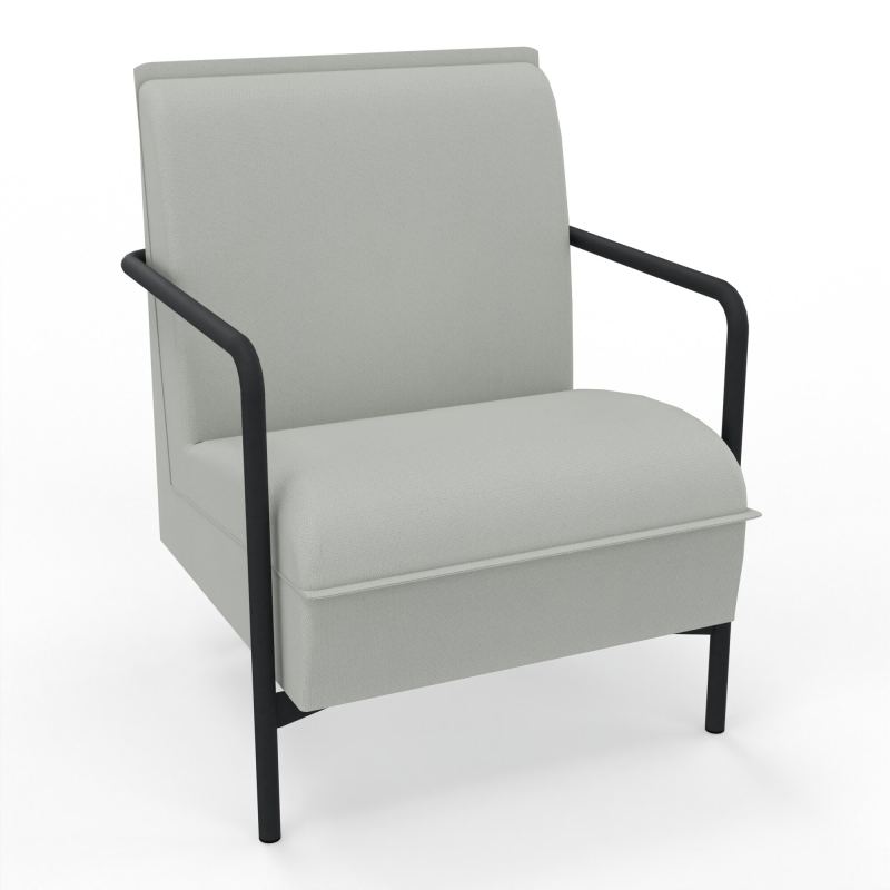 ASSISE RESTAURATION 1 PL AVEC DOSSIER 4 PIEDS FIXES E5 ZP