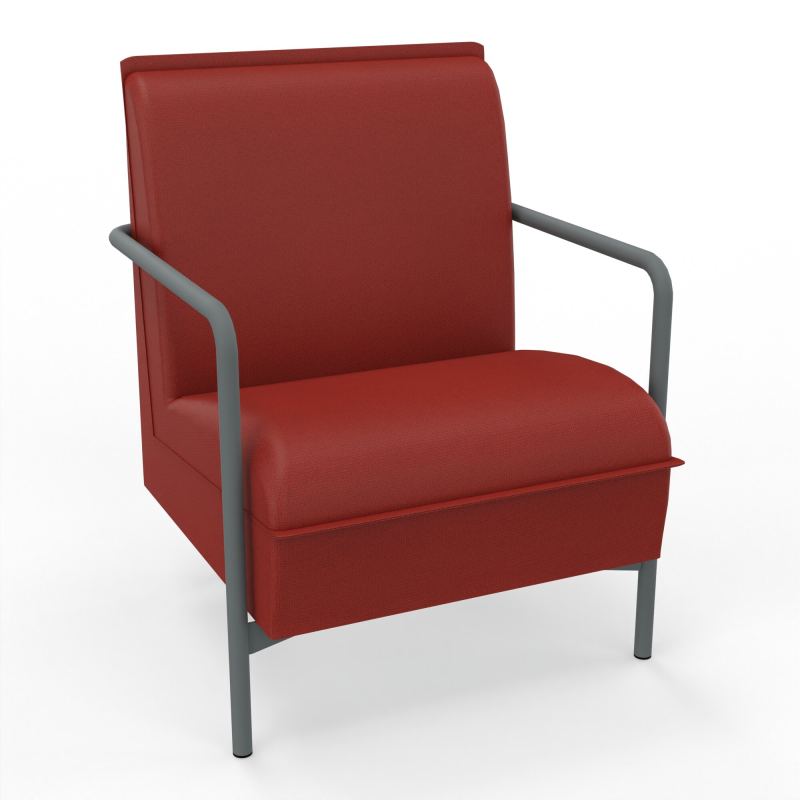 ASSISE RESTAURATION 1 PL AVEC DOSSIER 4 PIEDS FIXES E6 SU