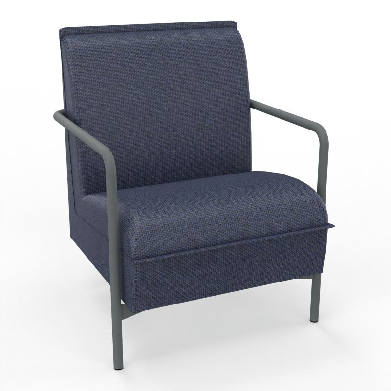 ASSISE RESTAURATION 1 PL AVEC DOSSIER 4 PIEDS FIXES  T5 SU
