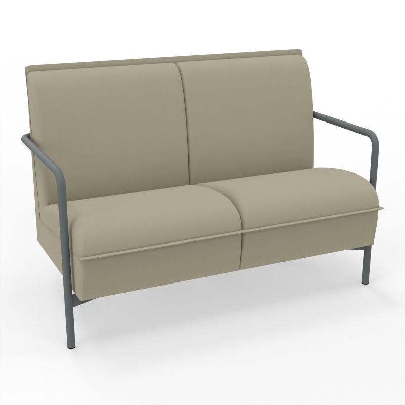 ASSISE RESTAURATION 2 PL AVEC DOSSIER 4 PIEDS FIXES CG SU