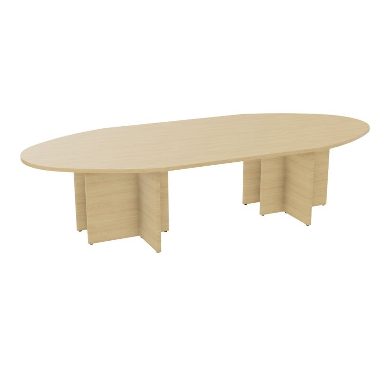 TABLE OVALE 10P L320XP140 EP30 2 PLT DRT L140+2 PLT ELLIPSES PP OBTX6 4 PIEDS PX R1 R1