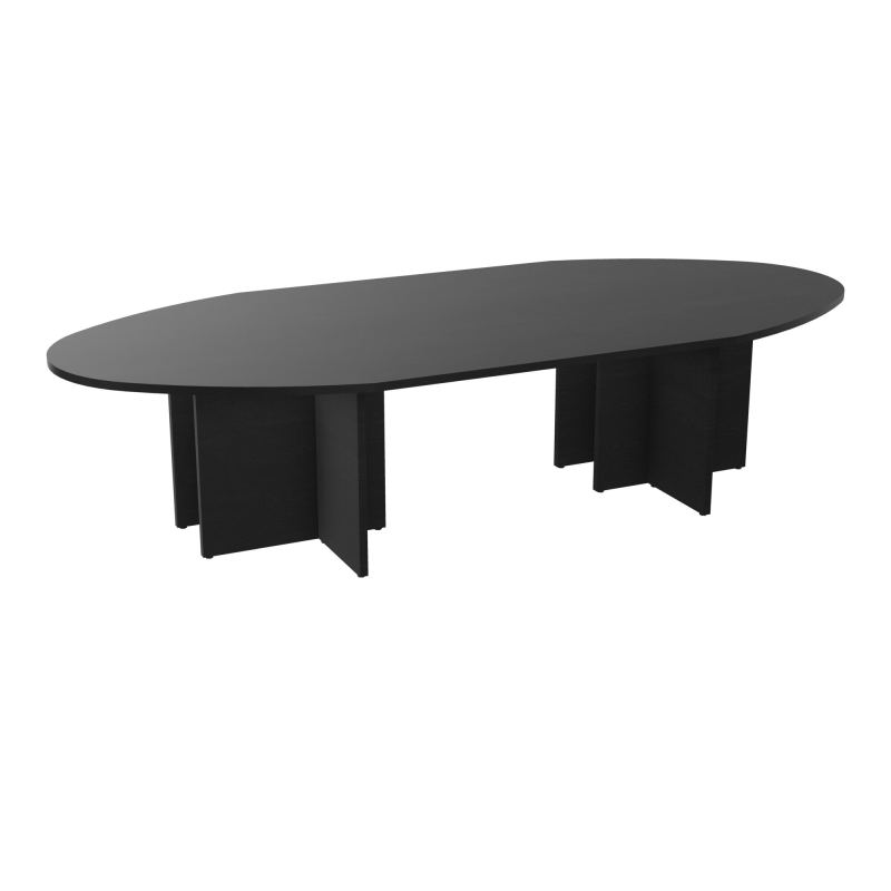 TABLE OVALE 10P L320XP140 EP30 2 PLT DRT L140+2 PLT ELLIPSES PP OBTX6 4 PIEDS PX RK RK