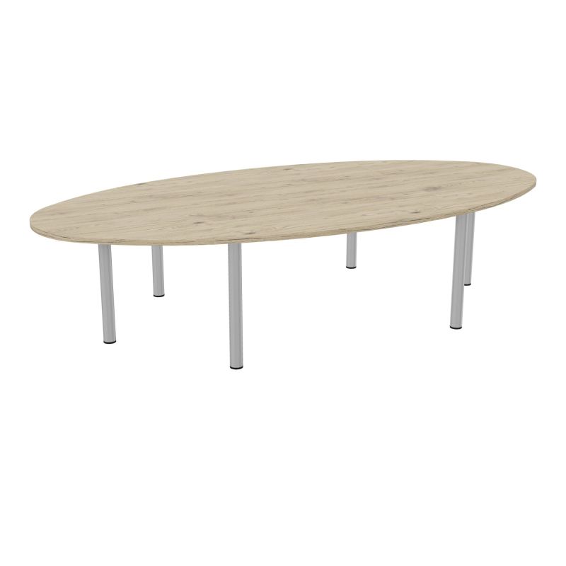 TABLE ELLIPTIQUE 10P L320XP156 EP30 2 PLTCRBE SYM L140+2 PLT ELLIPSES PP OBTX6 6 PIEDS MÉT