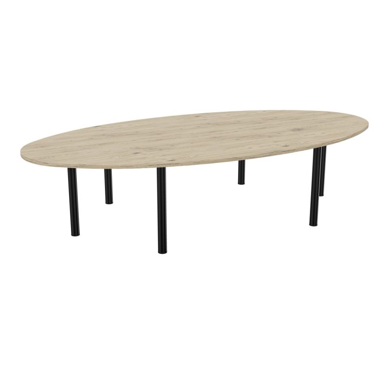 TABLE ELLIPTIQUE 10P L320XP156 EP30 2 PLTCRBE SYM L140+2 PLT ELLIPSES PP OBTX6 6 PIEDS MÉT