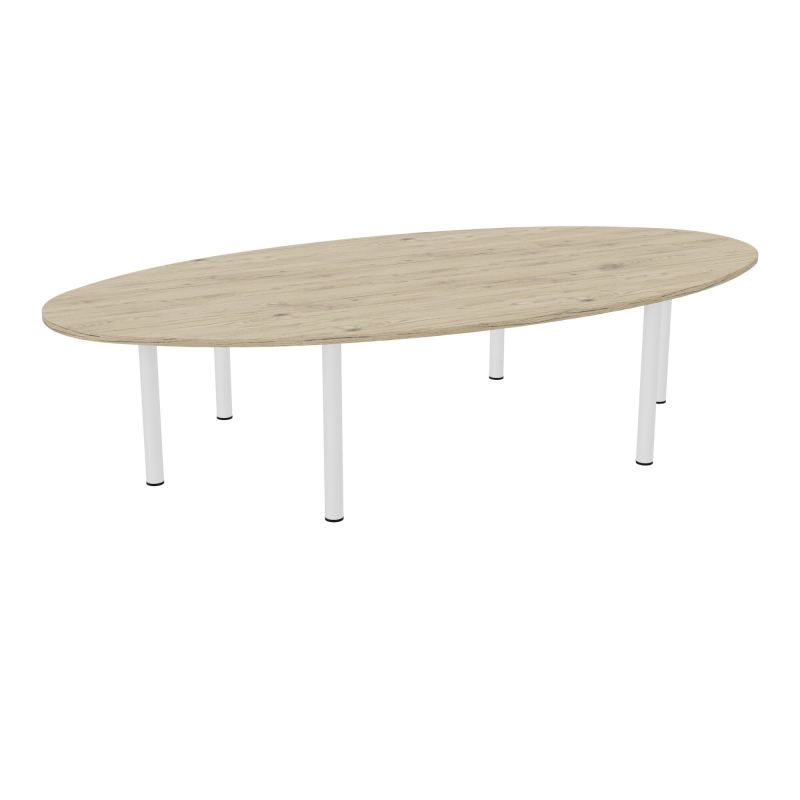 TABLE ELLIPTIQUE 10P L320XP156 EP30 2 PLTCRBE SYM L140+2 PLT ELLIPSES PP OBTX6 6 PIEDS MÉT