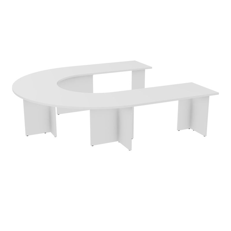 TABLE EN U 10P L275XP270 EP30 2 PLT DRT L140+2 PLT ANGLE 90° L135 PP OBTX6 5 PIEDS PX MG