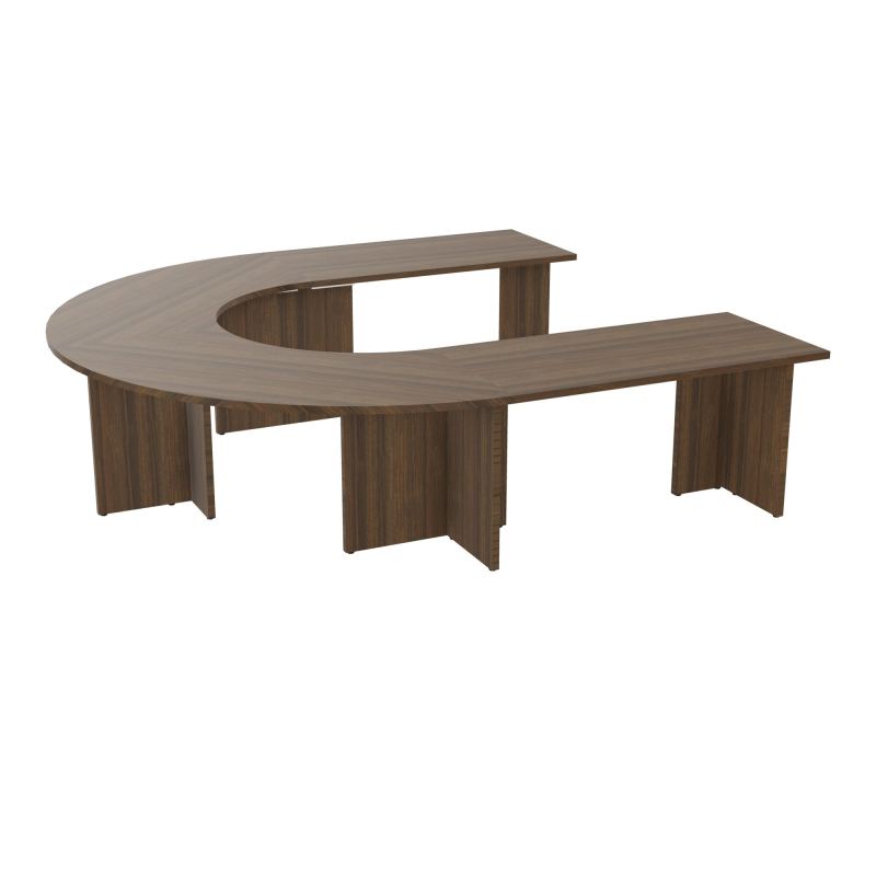 TABLE EN U 10P L275XP270 EP30 2 PLT DRT L140+2 PLT ANGLE 90° L135 PP OBTX6 5 PIEDS PX N6