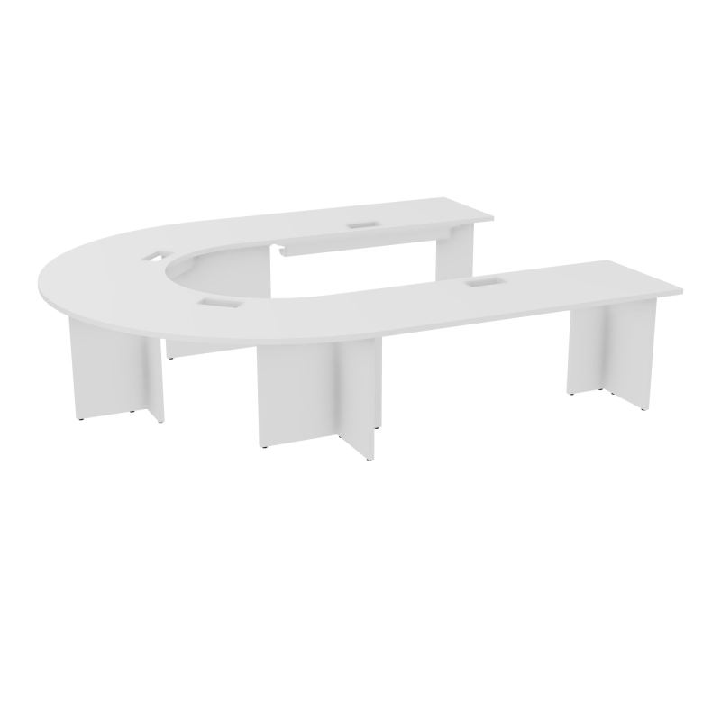 TABLE EN U 12P L315XP270 EP30 2 PLT DRT L180+2 PLT ANGLE 90° L135 DÉC TRAPPEX4+GOULOTTE+G