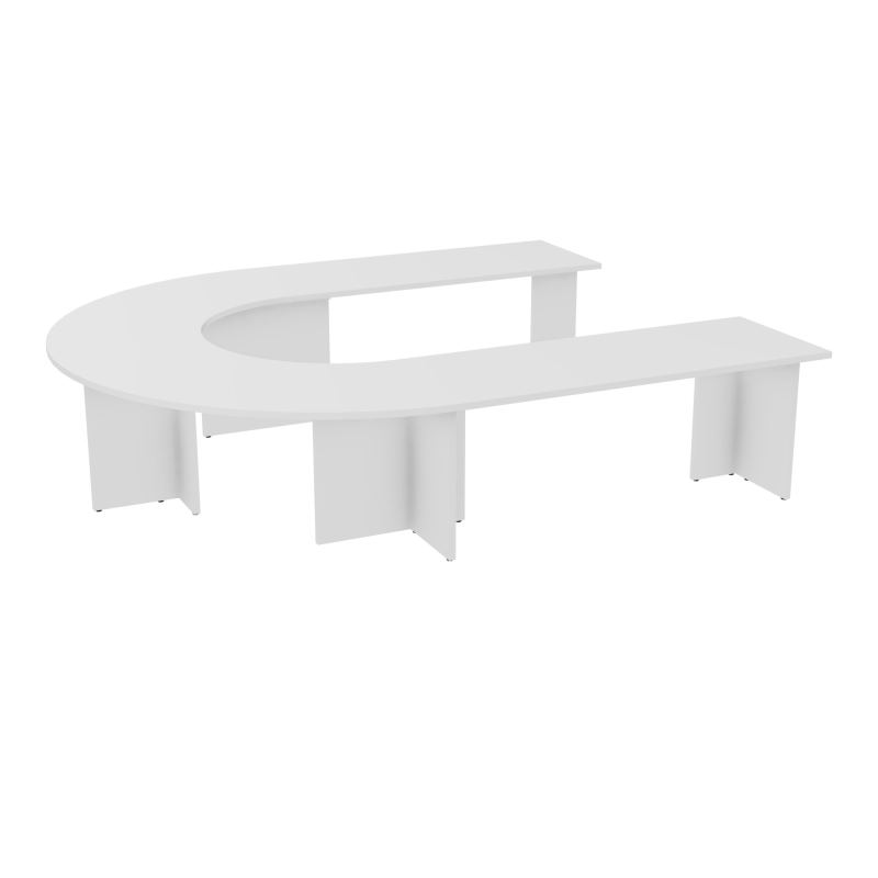 TABLE EN U 12P L315XP270 EP30 2 PLT DRT L180+2 PLT ANGLE 90° L135 PP OBTX6 5 PIEDS PX MG