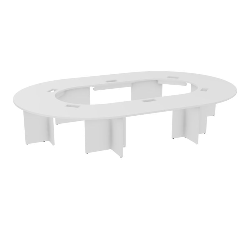TABLE EN U FERMÉE 16P L410XP270 EP30 2 PLT DRT L140+4 PLT ANGLE 90° L135 DÉC TRAPPEX6+GOU