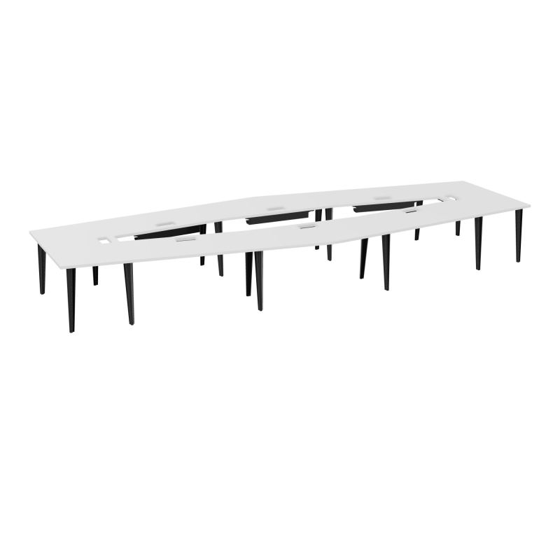 TABLE EN LOSANGE 16P L577XP217/142,5 EP30 4 PLT DRT L140+2 PLT TRAPEZE INT+2 PLT TRAPEZE