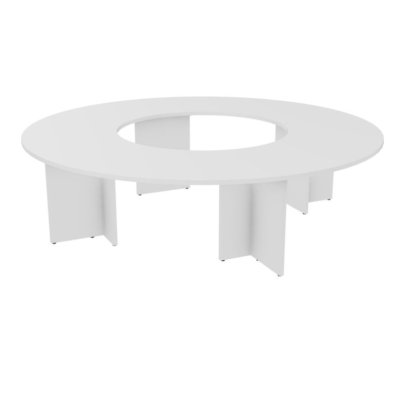 TABLE RONDE 12P L270XP270 EP30 4 PLT ANGLE 90° L135 PP OBTX4 4 PIEDS PX MG MG