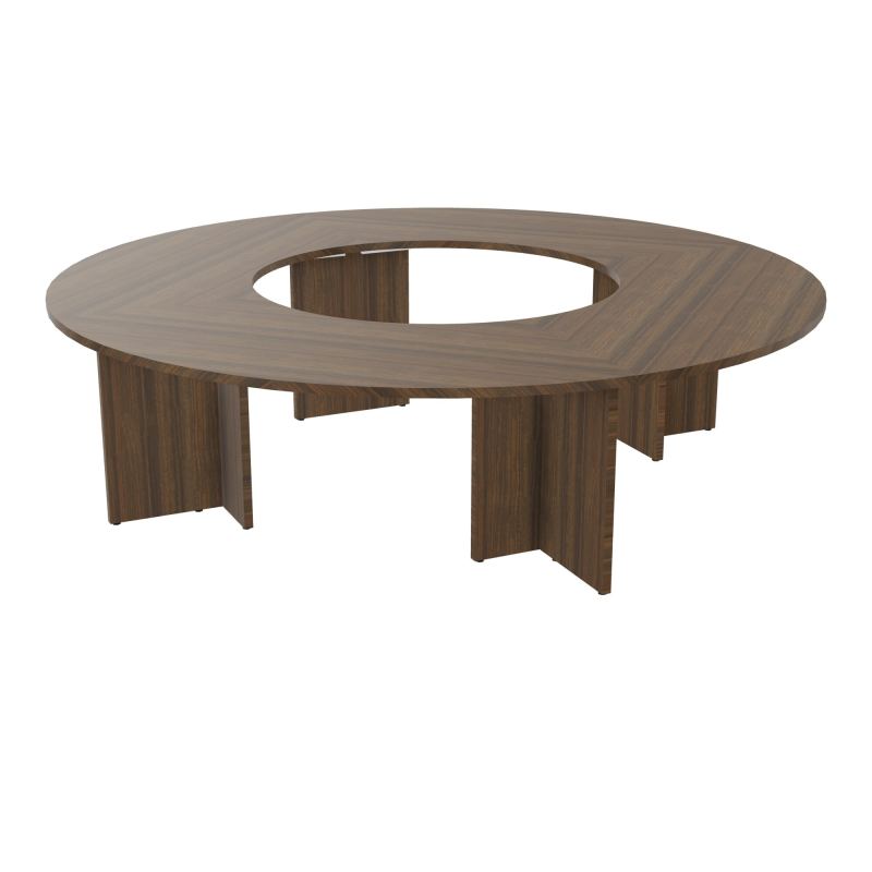 TABLE RONDE 12P L270XP270 EP30 4 PLT ANGLE 90° L135 PP OBTX4 4 PIEDS PX N6 N6