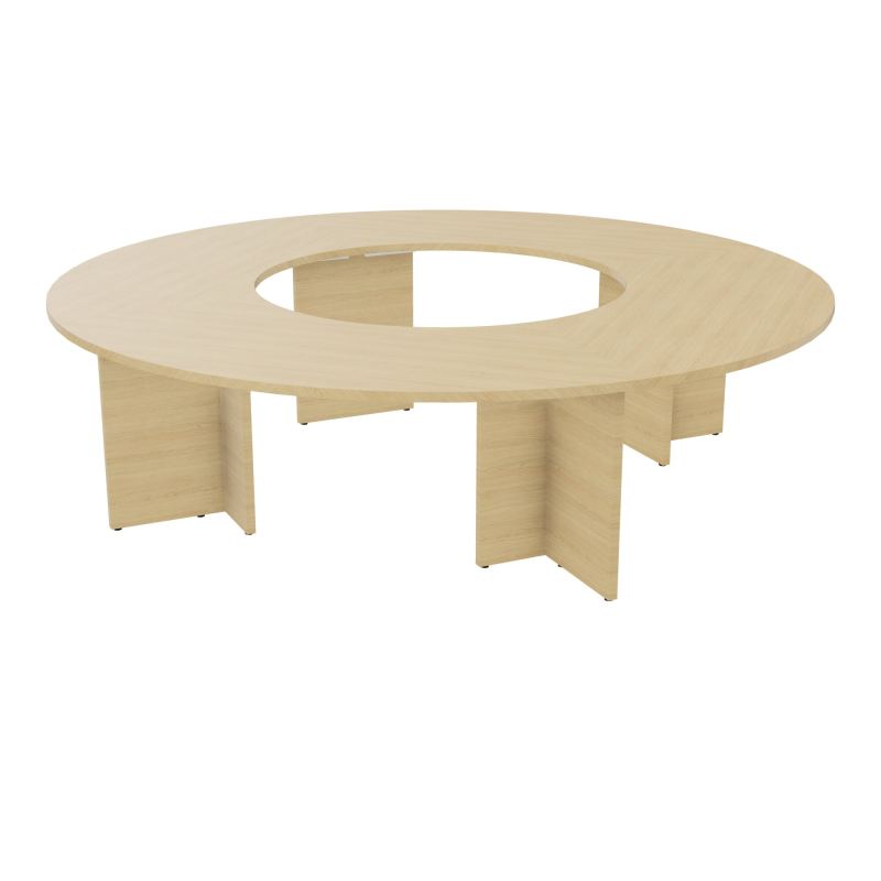 TABLE RONDE 12P L270XP270 EP30 4 PLT ANGLE 90° L135 PP OBTX4 4 PIEDS PX R1 R1