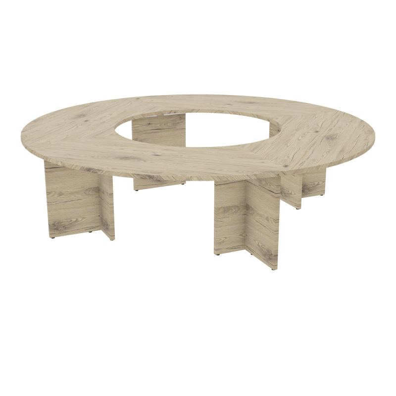 TABLE RONDE 12P L270XP270 EP30 4 PLT ANGLE 90° L135 PP OBTX4 4 PIEDS PX R3 R3