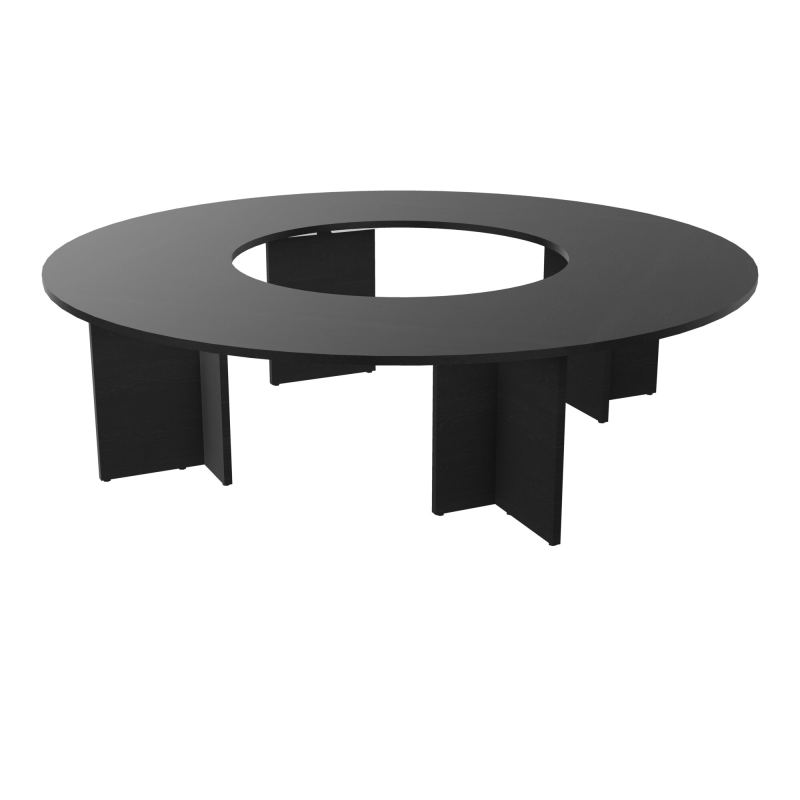 TABLE RONDE 12P L270XP270 EP30 4 PLT ANGLE 90° L135 PP OBTX4 4 PIEDS PX RK RK