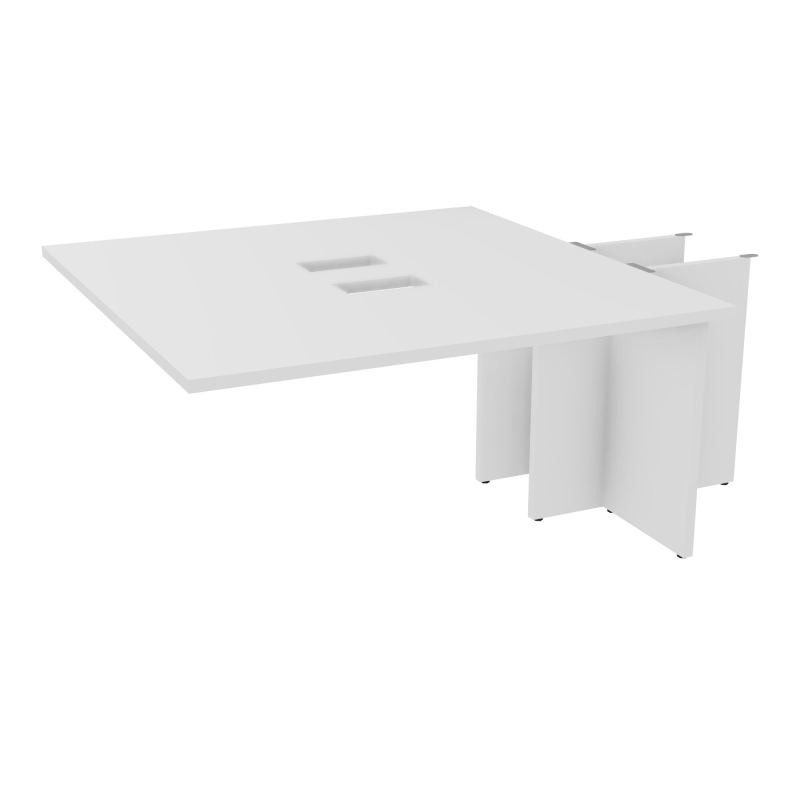 KIT EXTENSION POUR TABLES OVALES 4P L140XP140 CM (2X70) DÉC TRAPPE X2+GOULOTTE DBLE 2 PIE