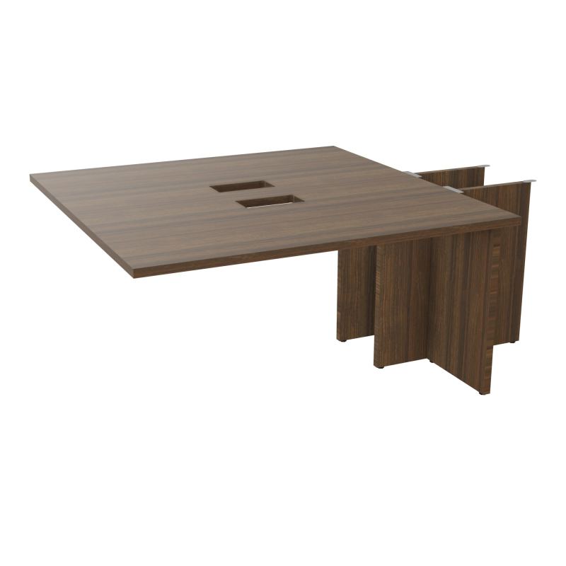 KIT EXTENSION POUR TABLES OVALES 4P L140XP140 CM (2X70) DÉC TRAPPE X2+GOULOTTE DBLE 2 PIE