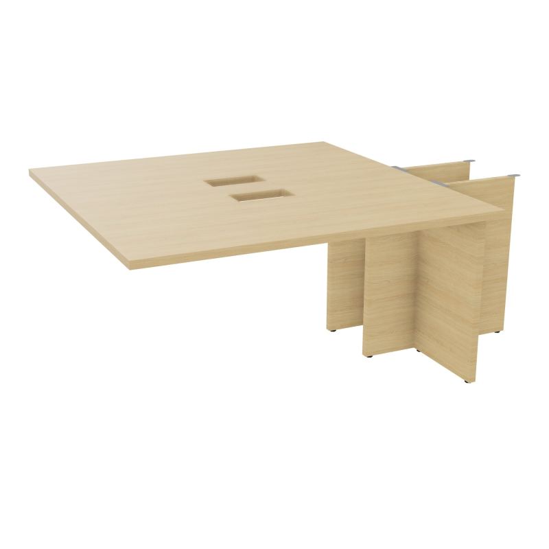KIT EXTENSION POUR TABLES OVALES 4P L140XP140 CM (2X70) DÉC TRAPPE X2+GOULOTTE DBLE 2 PIE