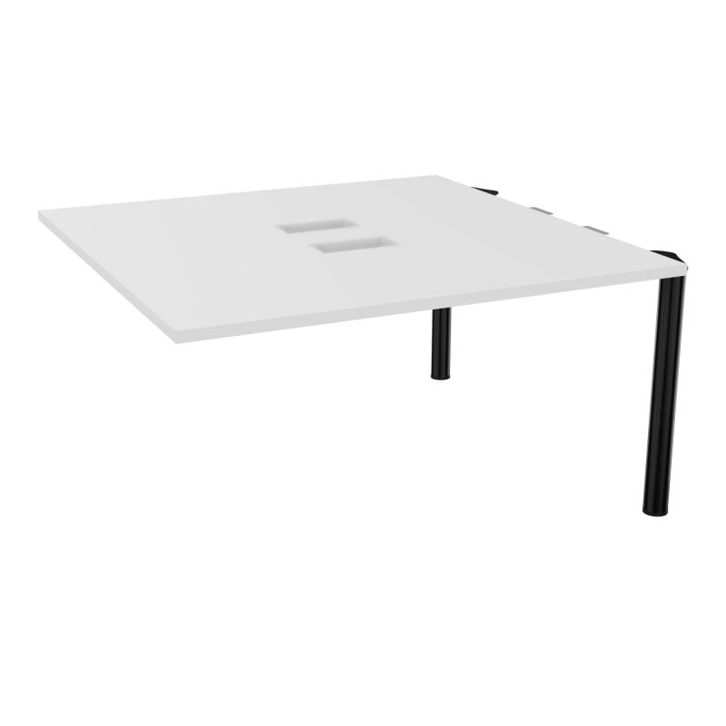 KIT EXTENSION POUR TABLES OVALES 4P L140XP140 CM (2X70) DÉC TRAPPE X2+GOULOTTE DBLE 4 PIE