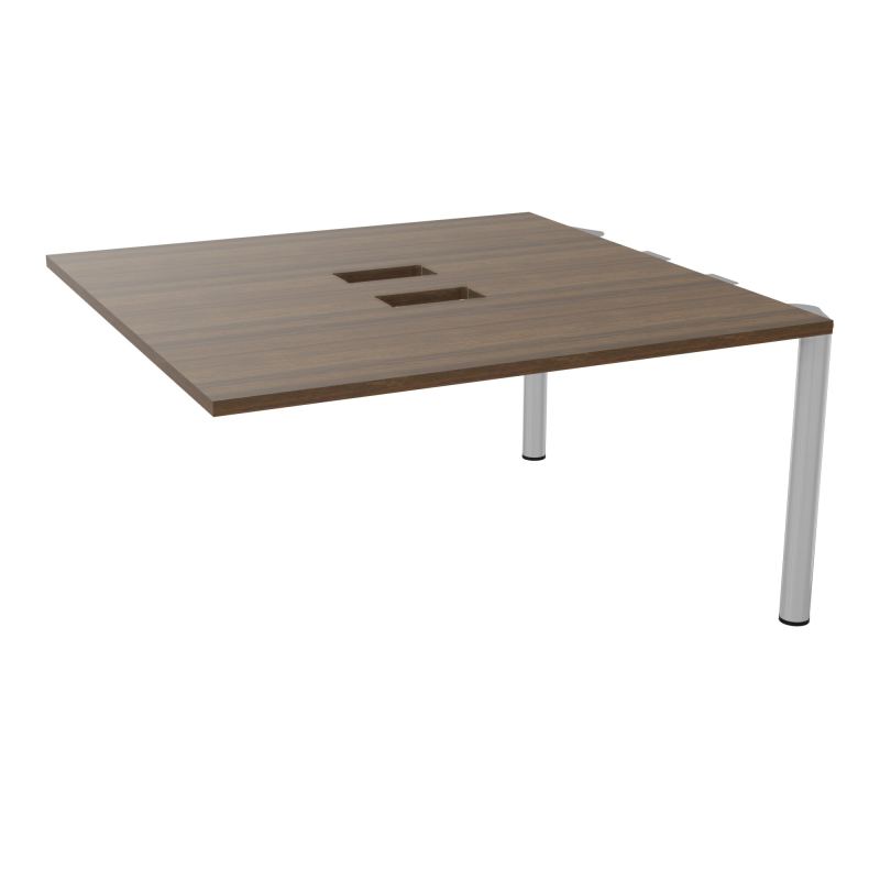 KIT EXTENSION POUR TABLES OVALES 4P L140XP140 CM (2X70) DÉC TRAPPE X2+GOULOTTE DBLE 4 PIE