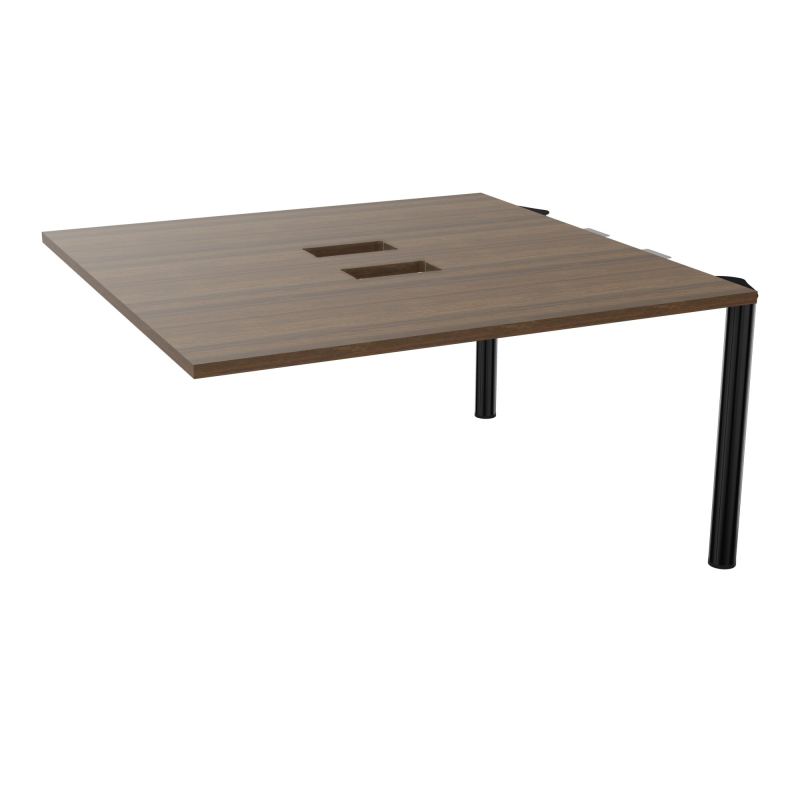 KIT EXTENSION POUR TABLES OVALES 4P L140XP140 CM (2X70) DÉC TRAPPE X2+GOULOTTE DBLE 4 PIE