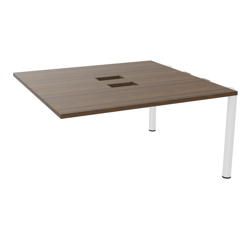 KIT EXTENSION POUR TABLES OVALES 4P L140XP140 CM (2X70) DÉC TRAPPE X2+GOULOTTE DBLE 4 PIE