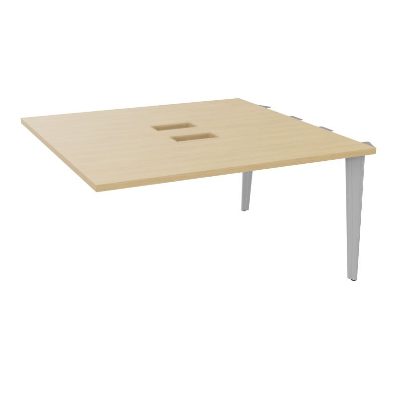 KIT EXTENSION POUR TABLES OVALES 4P L140XP140 CM (2X70) DÉC TRAPPE X2+GOULOTTE DBLE 3+1 P