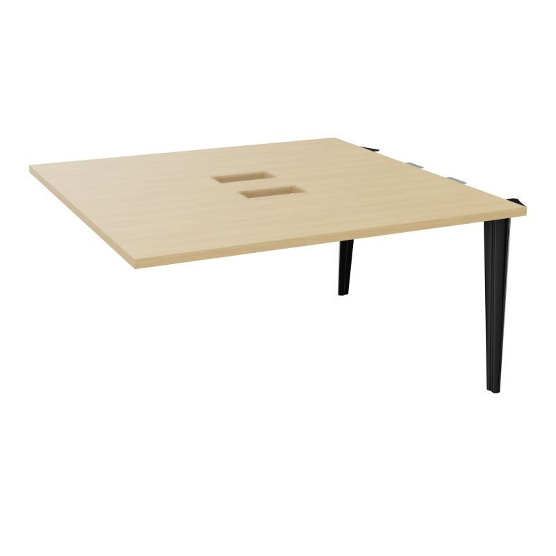 KIT EXTENSION POUR TABLES OVALES 4P L140XP140 CM (2X70) DÉC TRAPPE X2+GOULOTTE DBLE 3+1 P