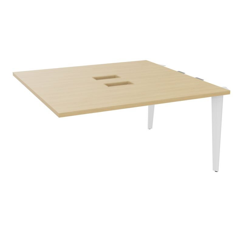 KIT EXTENSION POUR TABLES OVALES 4P L140XP140 CM (2X70) DÉC TRAPPE X2+GOULOTTE DBLE 3+1 P
