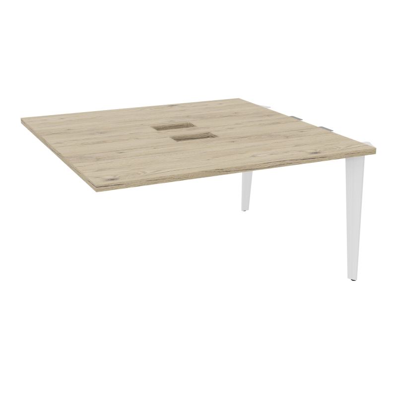 KIT EXTENSION POUR TABLES OVALES 4P L140XP140 CM (2X70) DÉC TRAPPE X2+GOULOTTE DBLE 3+1 P