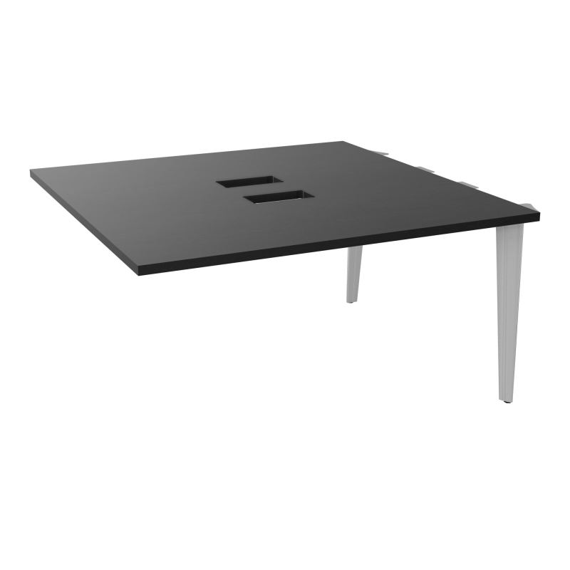KIT EXTENSION POUR TABLES OVALES 4P L140XP140 CM (2X70) DÉC TRAPPE X2+GOULOTTE DBLE 3+1 P