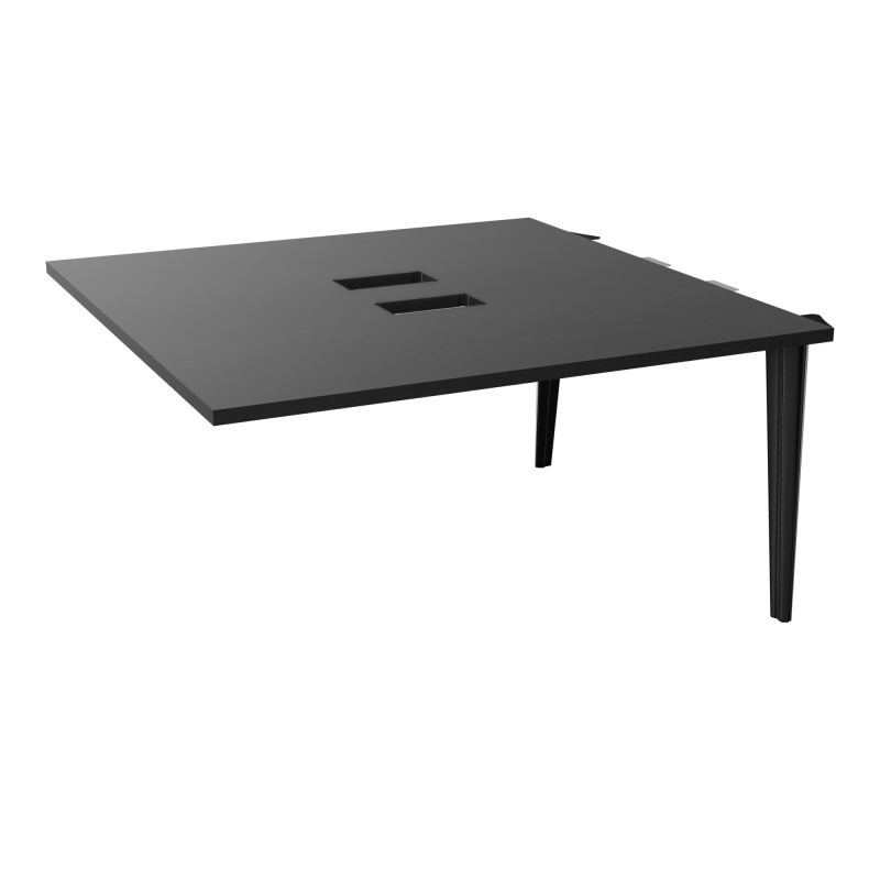 KIT EXTENSION POUR TABLES OVALES 4P L140XP140 CM (2X70) DÉC TRAPPE X2+GOULOTTE DBLE 3+1 P