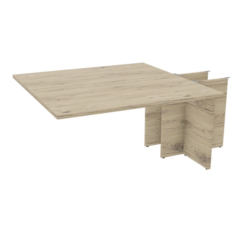 KIT EXTENSION POUR TABLES OVALES 4P L140XP140 CM (2X70) PP OBTX4 2 PIEDS PX R3 R3