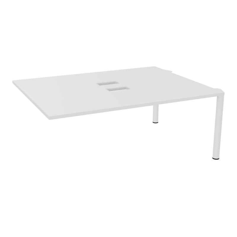 KIT EXTENSION POUR TABLES OVALES 6P L180XP140 CM (2X70) DÉC TRAPPE X2+GOULOTTE DBLE 4 PIE