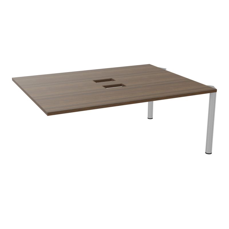 KIT EXTENSION POUR TABLES OVALES 6P L180XP140 CM (2X70) DÉC TRAPPE X2+GOULOTTE DBLE 4 PIE