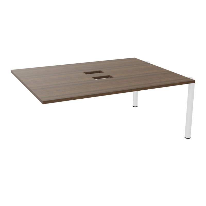 KIT EXTENSION POUR TABLES OVALES 6P L180XP140 CM (2X70) DÉC TRAPPE X2+GOULOTTE DBLE 4 PIE
