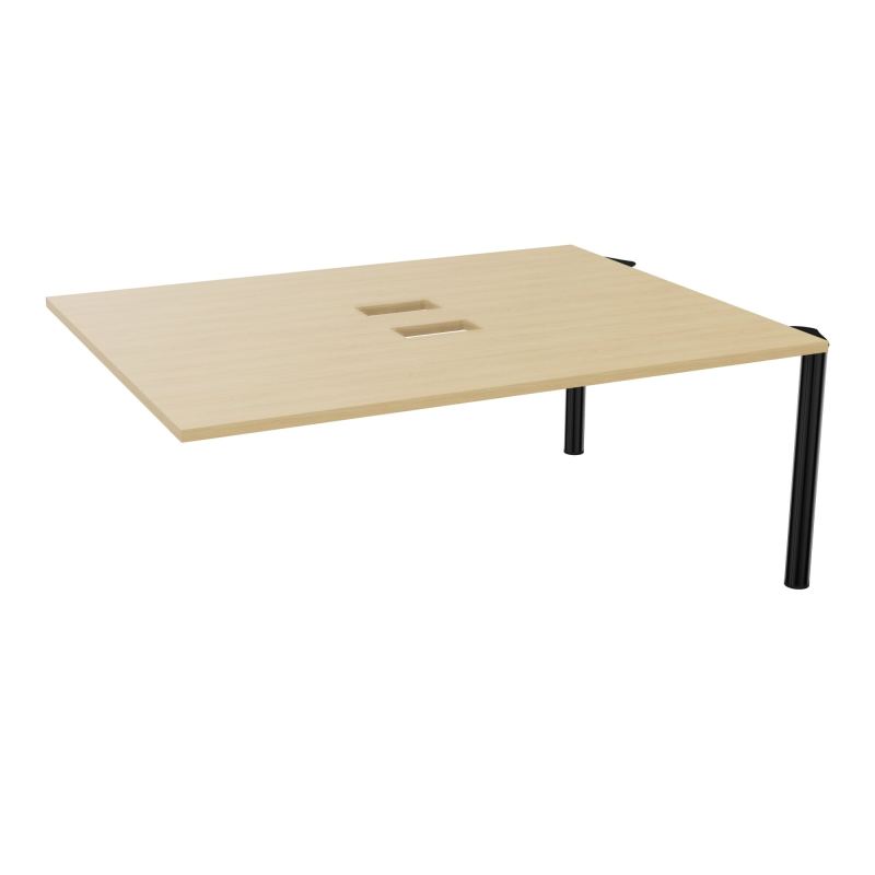 KIT EXTENSION POUR TABLES OVALES 6P L180XP140 CM (2X70) DÉC TRAPPE X2+GOULOTTE DBLE 4 PIE